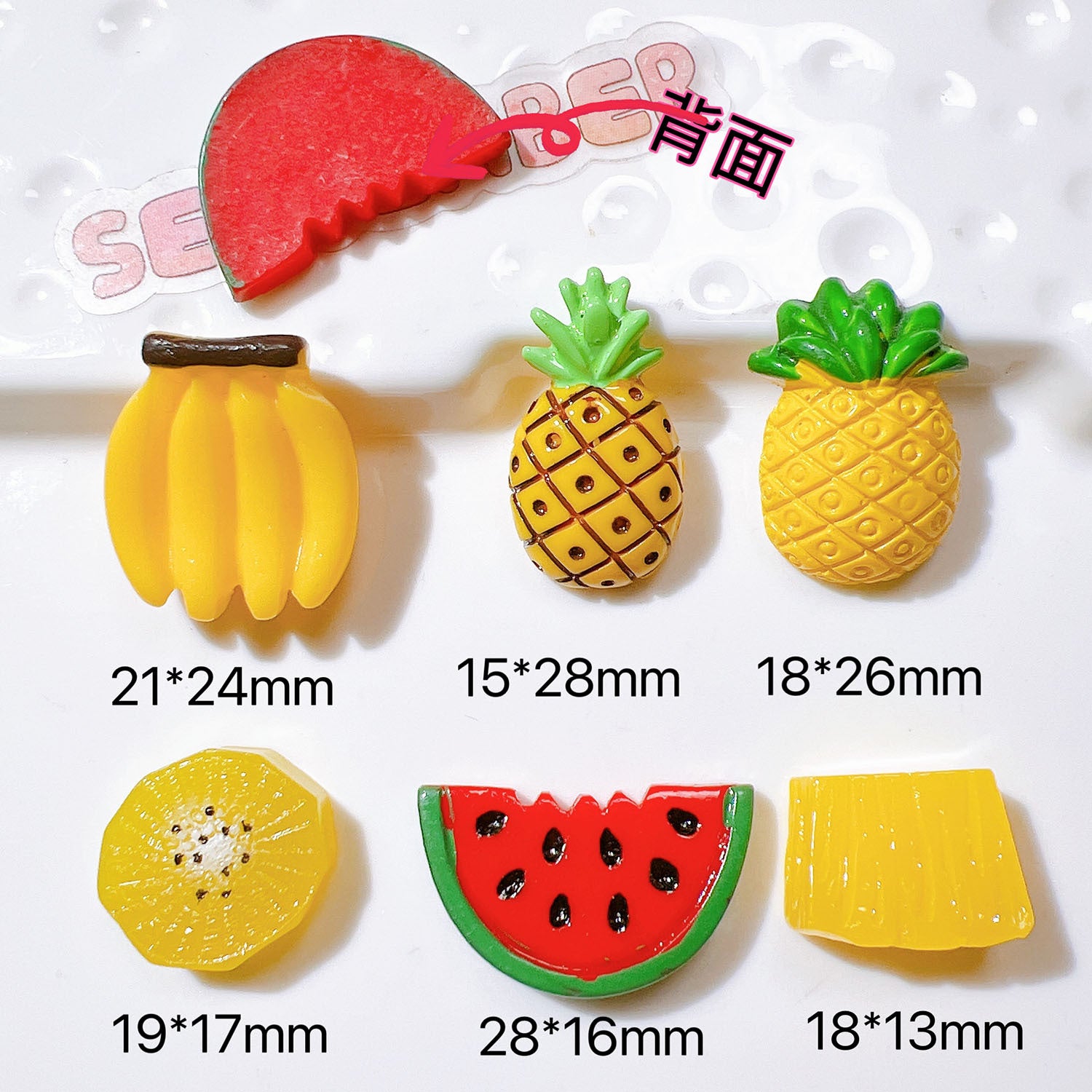 diy Accessories, craft materials, shoe decorations, water cups, cream glue, children's hair accessories, fruit slices Secondary image