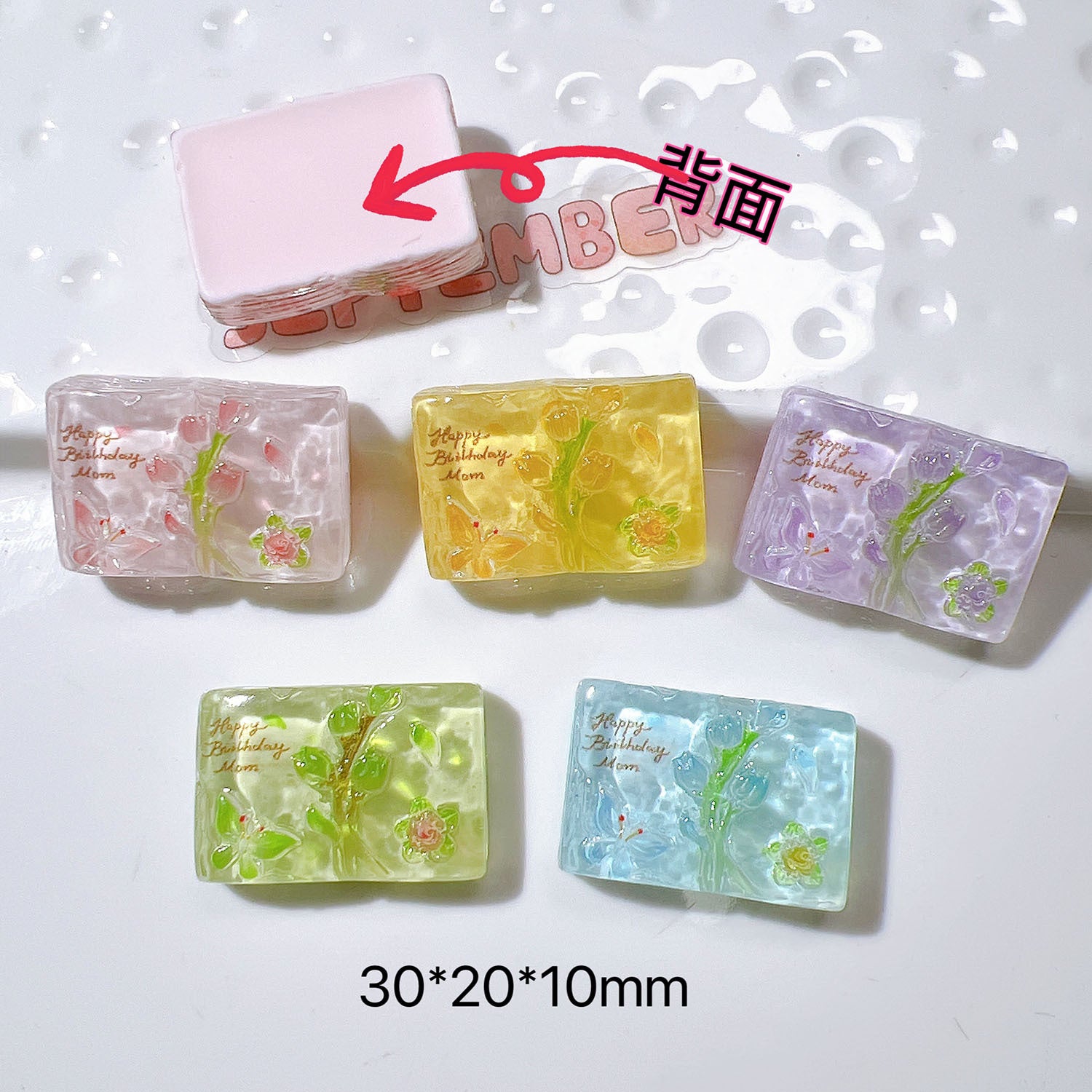 diy Accessories, shoe buckles, handmade materials, water cup stickers, cream glue patches, headwear, transparent books Secondary image