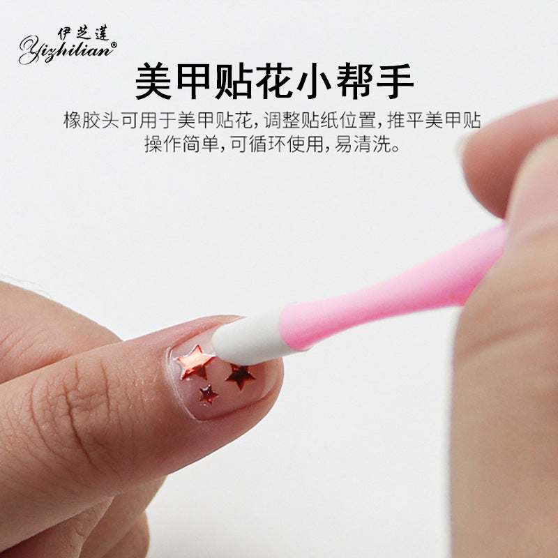 Double-ended cuticle pusher, stainless steel cuticle pusher, nail care tool Secondary image