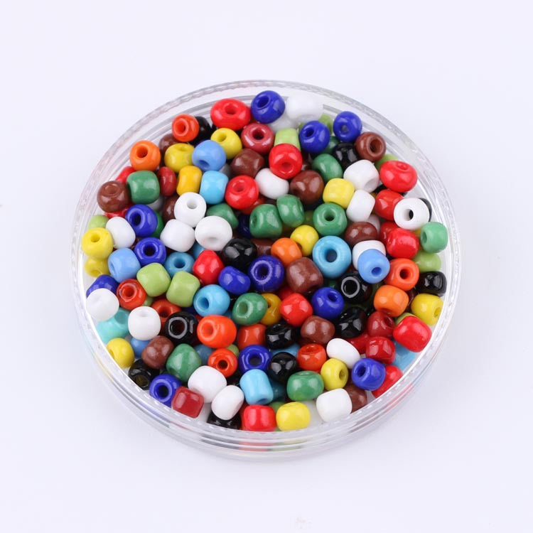 diy Jewelry accessories, earrings, bracelets, necklaces, and materials for making beaded items2-4mm5Millimeter solid color ceramic beads Secondary image