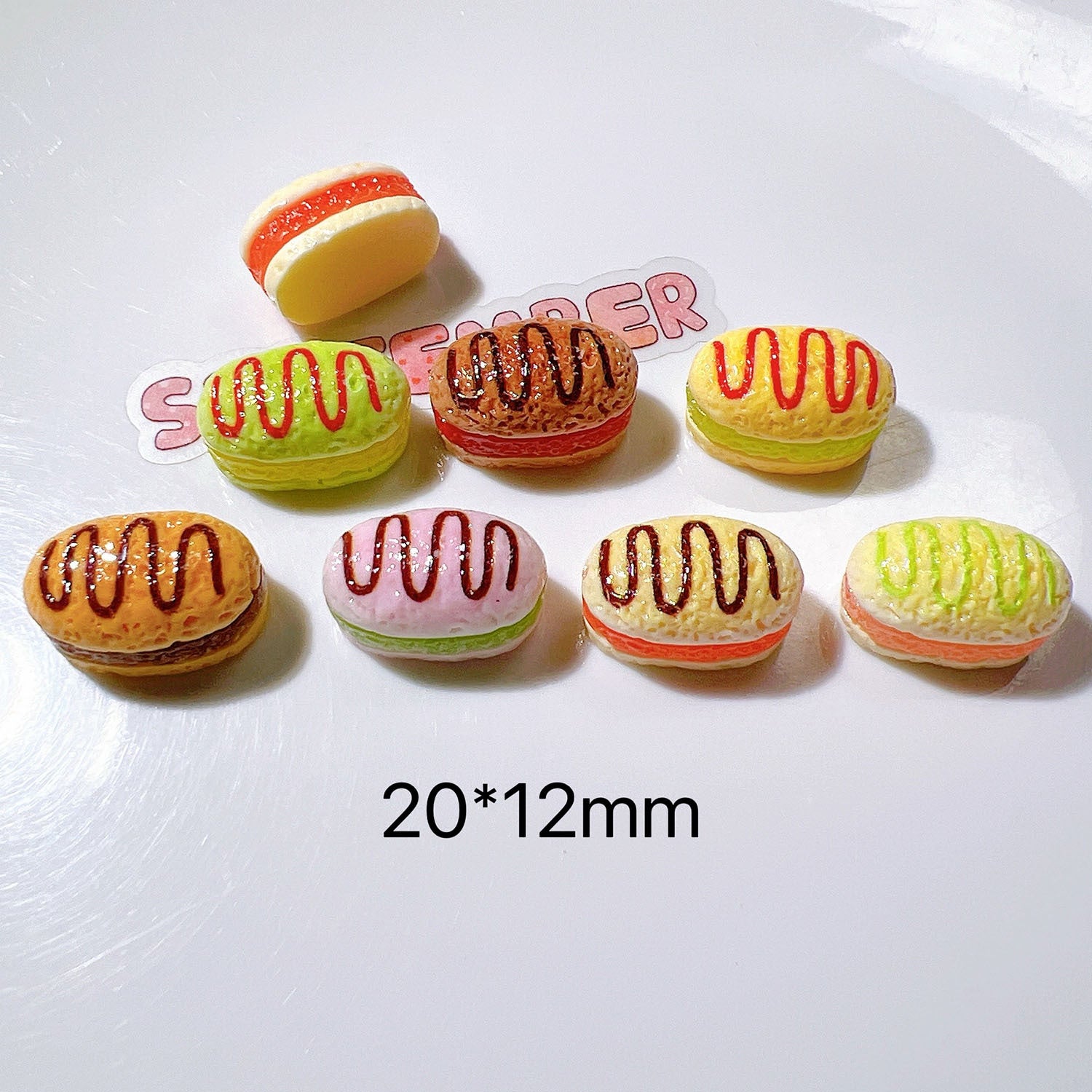 DIY Refrigerator magnets, flat-bottomed children's hair accessories, shoe charms, hat base materials, sandwich bread Secondary image