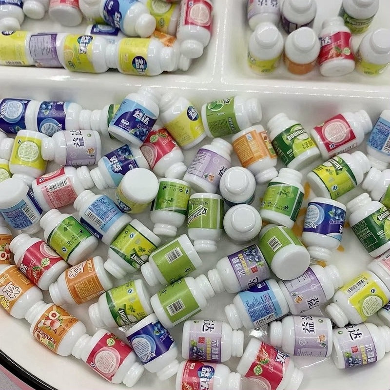 Miniature realistic food toy resin handmade creative chewing gum mini convenience store small supermarket refrigerator magnet decoration Secondary image