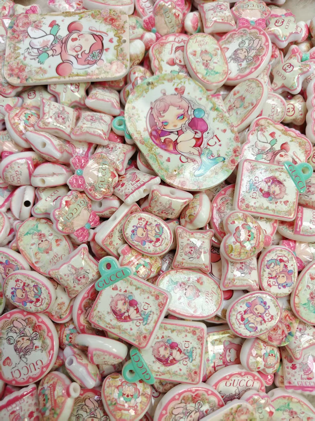 Custom painted beads (3)