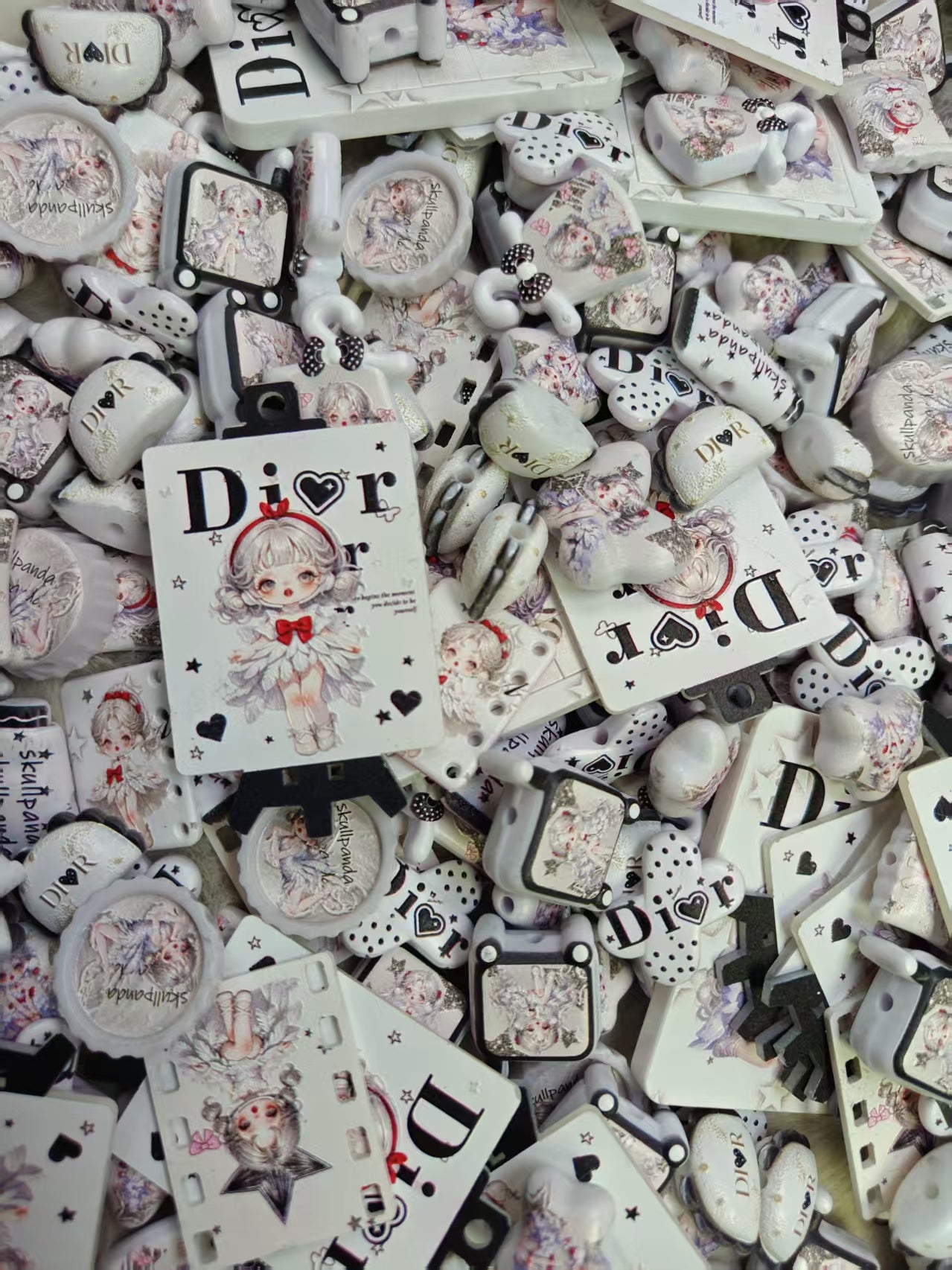 Custom painted beads (3)