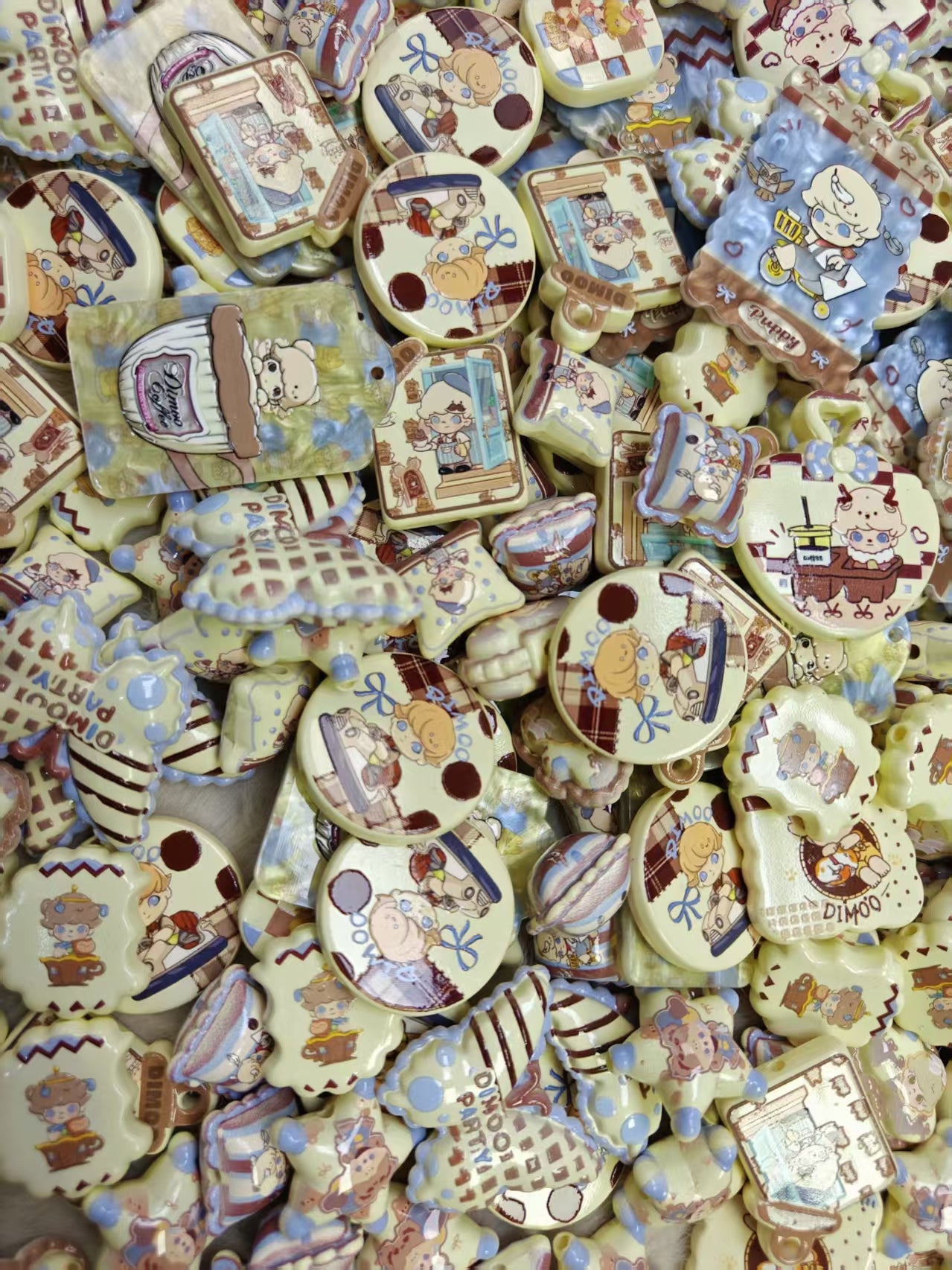 Custom painted beads (3)