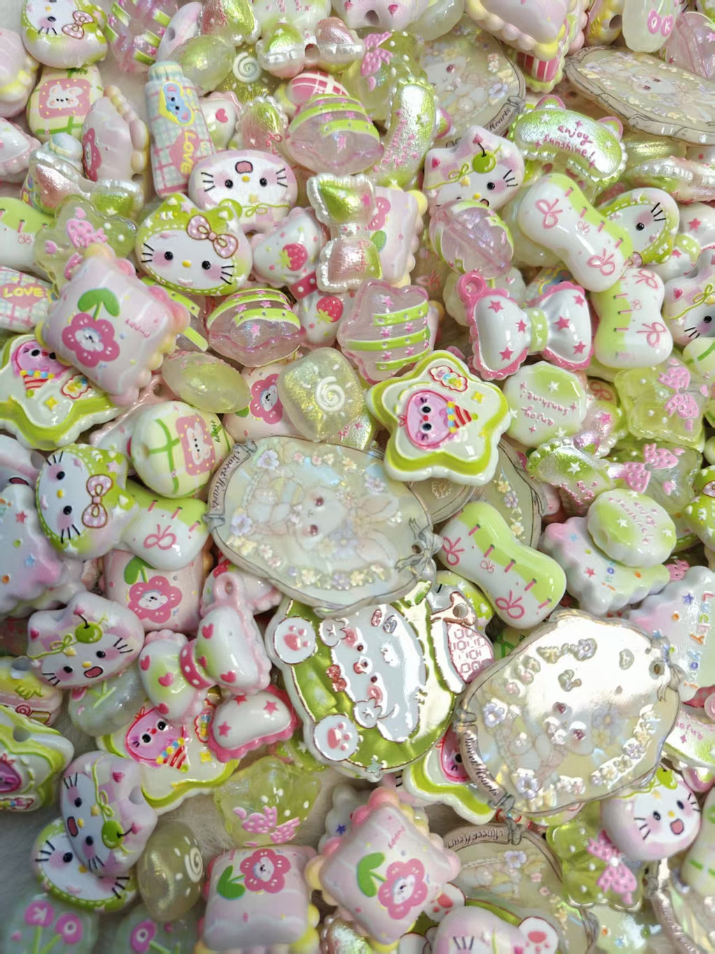 Custom painted beads (4)