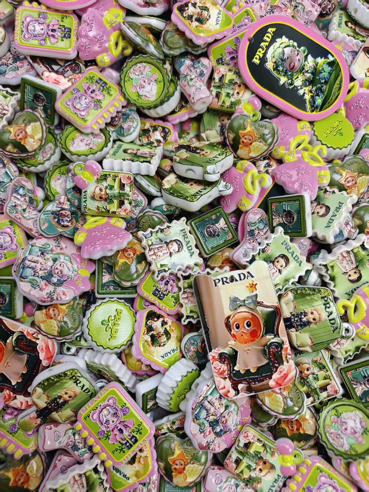 Custom painted beads (4)