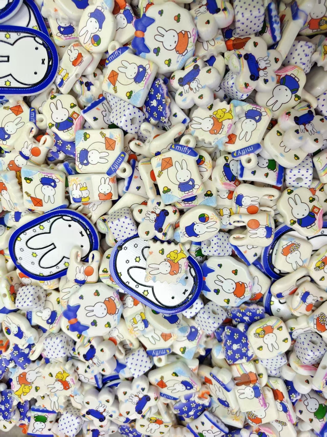 Custom painted beads (5)