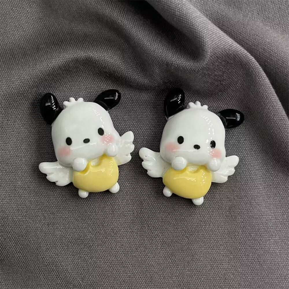 Glossy Angel Pacha Dog DIY Resin Accessories, Cream Glue, DIY Hair Accessories, Hairpin Materials, Cup Stickers, Decorations Secondary image