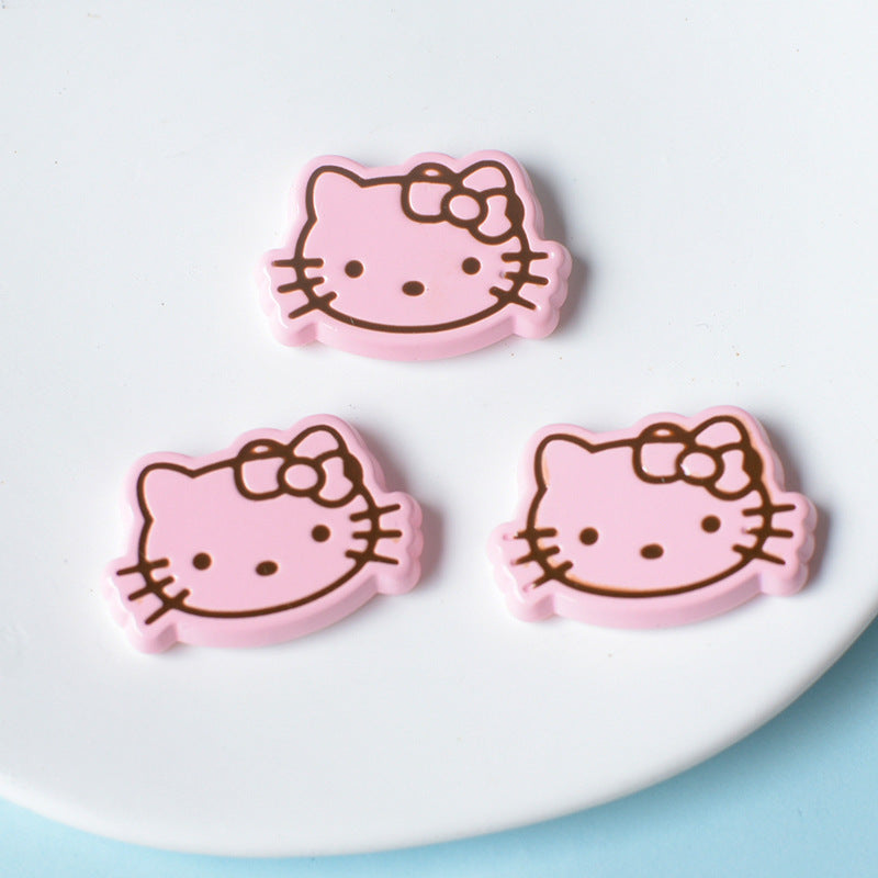 Cute Bow Cat Accessories Phone Case Cream Glue Shoe Flower DIY Materials Secondary image