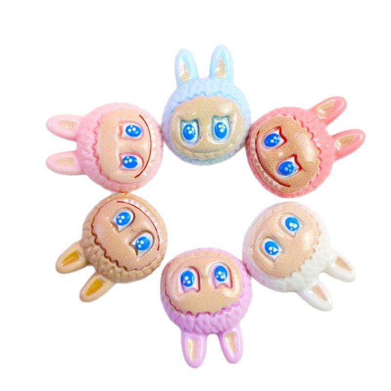 Pop Mart resin accessories, cute figurines, phone cases, clogs, cartoon bunny accessories Secondary image