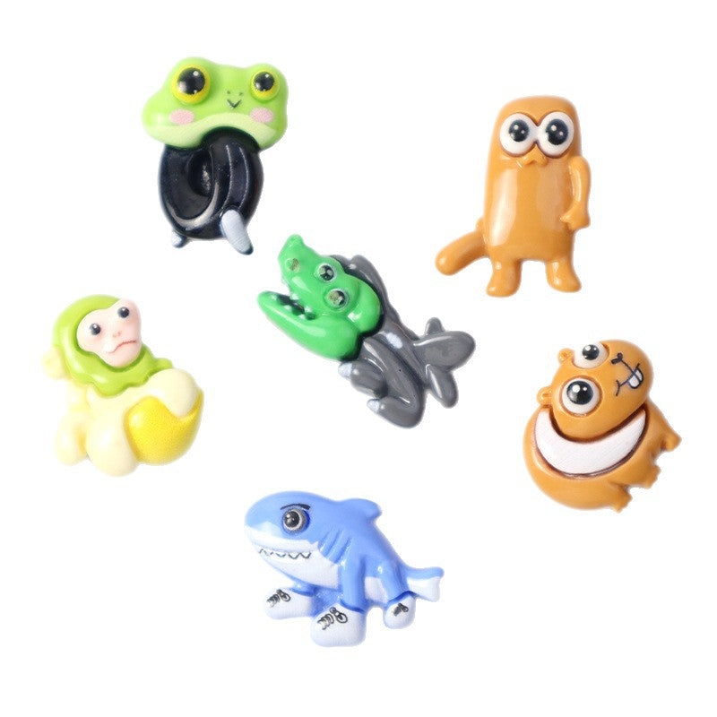 Shanhaijing DIY resin ethnic-style keychain, phone case, creative hole-punch toy, hairpin, handmade materials Secondary image