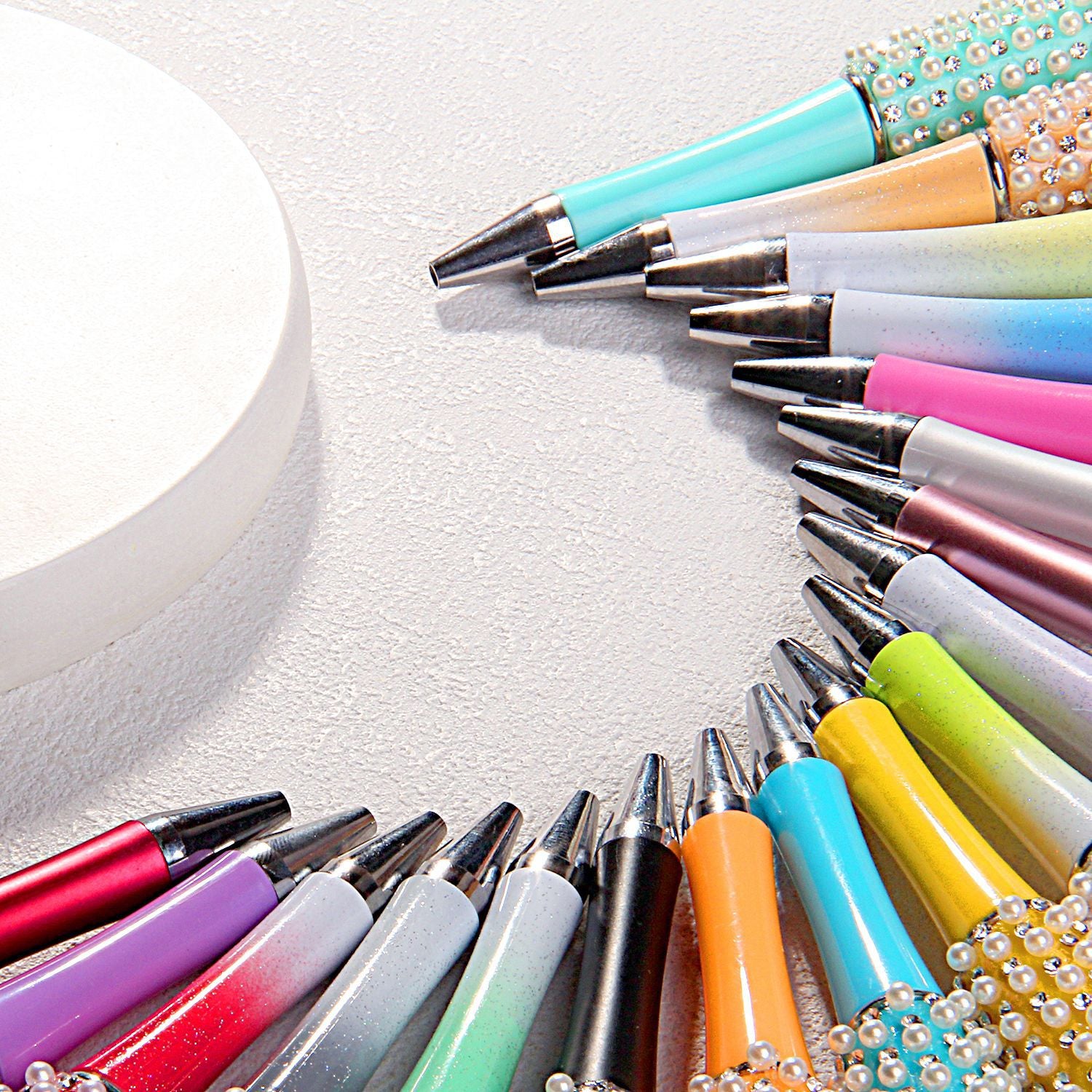 2026Creative Beaded Pen Cute Particle Pen diy Hand-painted Bead Spinning Pen Cultural and Creative Store Gift Secondary image