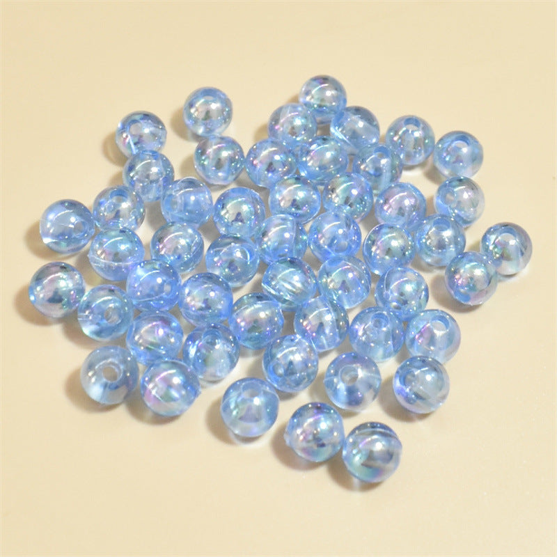 6mmAB Mixed Colorful Round Beads, Colorful Mermaid Princess Color Acrylic Beads DIY Loose bead bracelet pendant accessories Secondary image