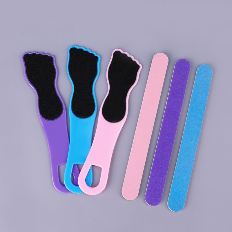 F Nail Clipper Set Manicure Beauty Nail Tool Set Foot File Eyebrow Scissors 9-Piece Set Secondary image