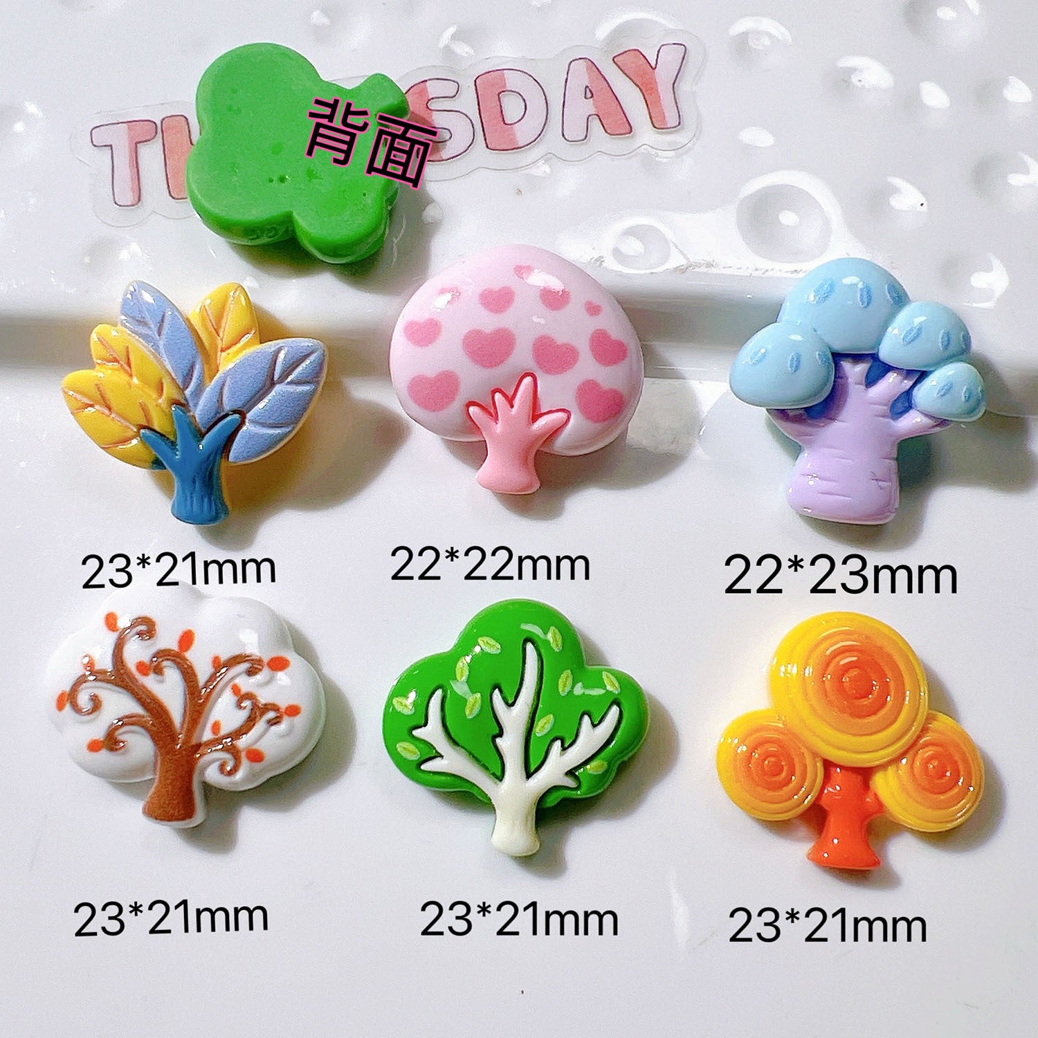 diy Accessories, craft materials, cream glue, phone cases, hair accessories, shoe embellishments, base material, pink tree Secondary image