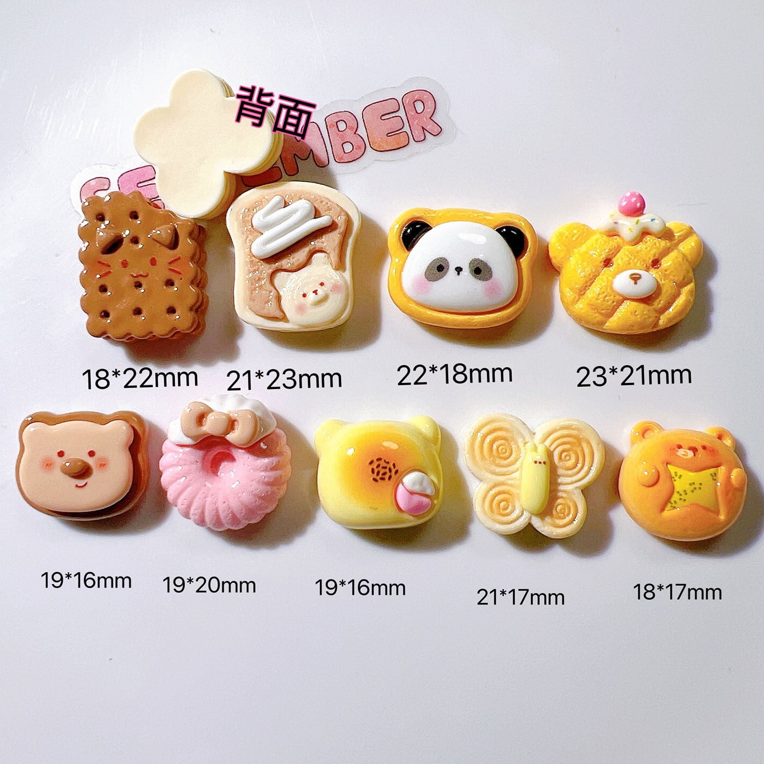 diy Accessories, shoe buckles, craft materials, water cup stickers, cream glue patches, food toys, cheesecake Secondary image