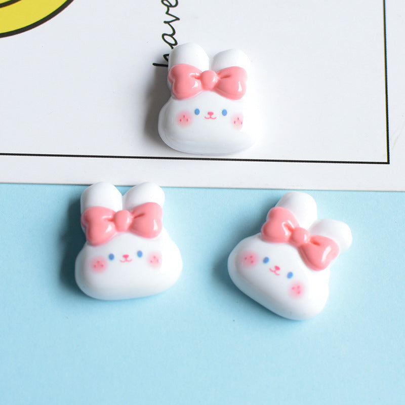 Cute Glossy Sweet Cartoon Bunny Bear Cake Tree Cake Resin Decoration Accessories DIY Craft Materials Secondary image