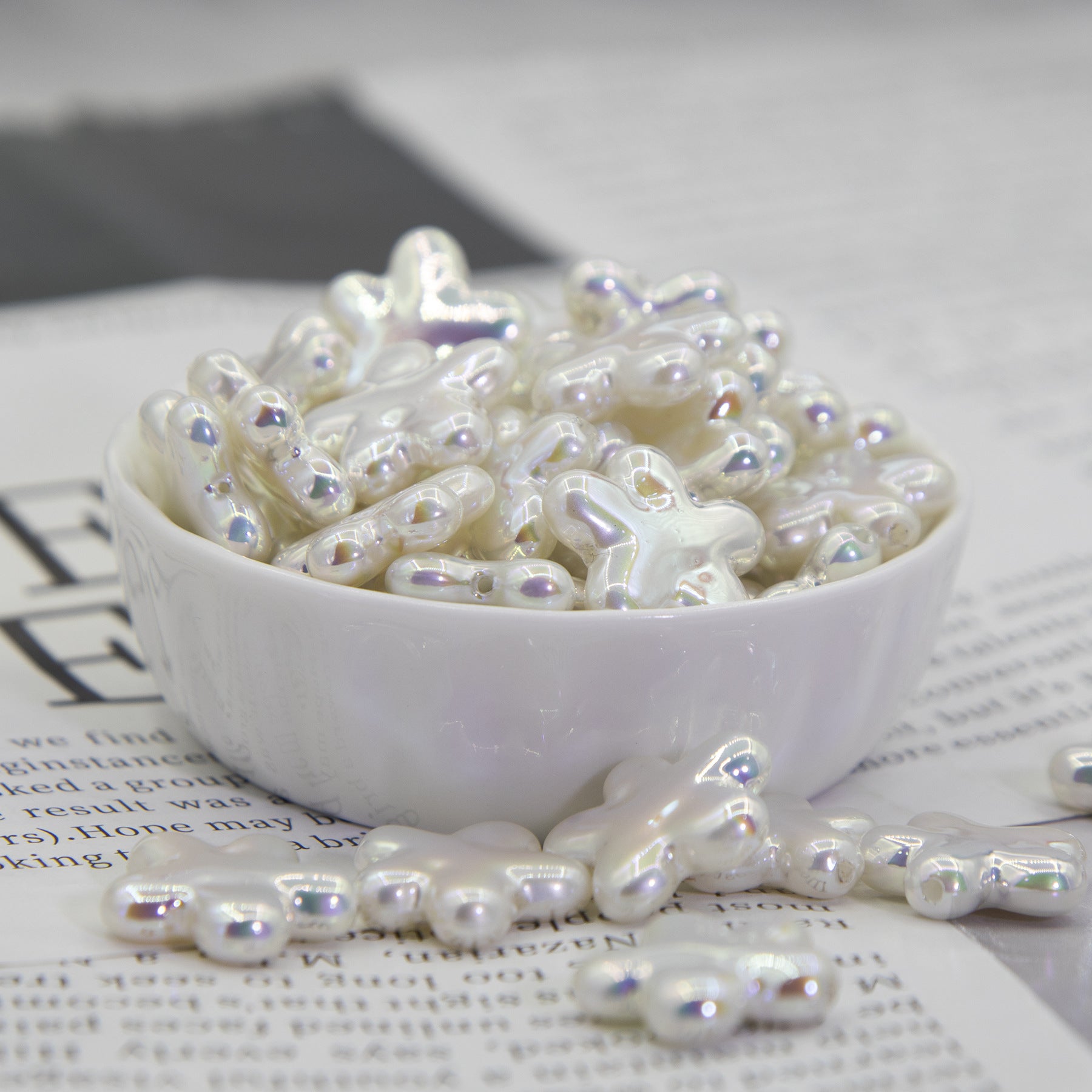 Baroque Starfish Cold Moon Through-Hole Beads High-Gloss Non-Scratch Necklace Bracelet Jewelry DIY Accessories Secondary image