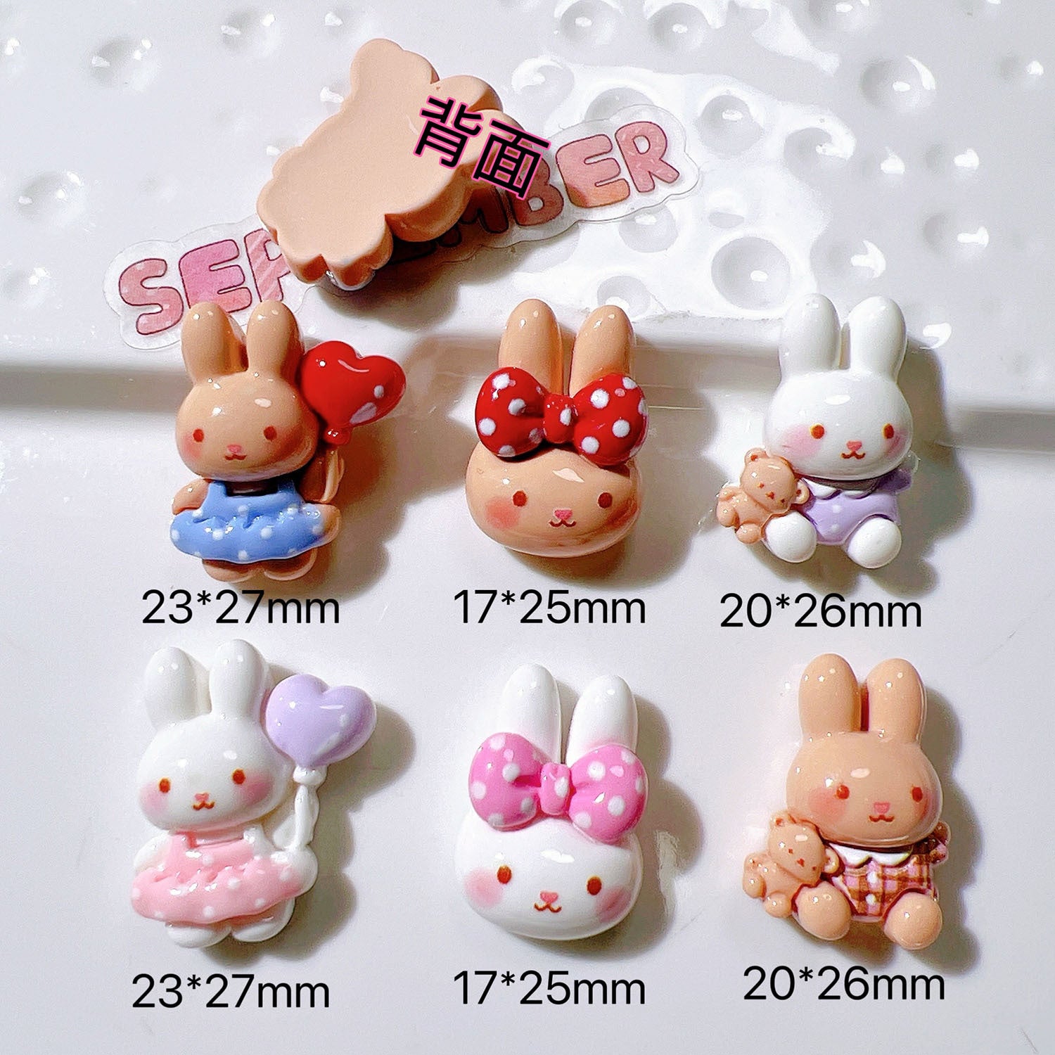 diy Craft materials: shoe flowers, hat straw clips, patches, cream glue base material, balloons, rabbit Secondary image