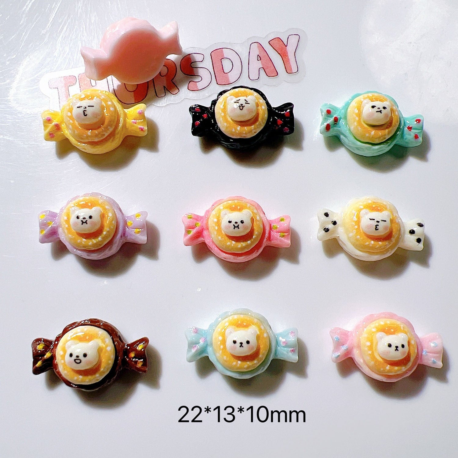 diy Accessories, toy materials, craft materials, cream glue, children's hair accessories, pet clips, patches, bear candies Secondary image