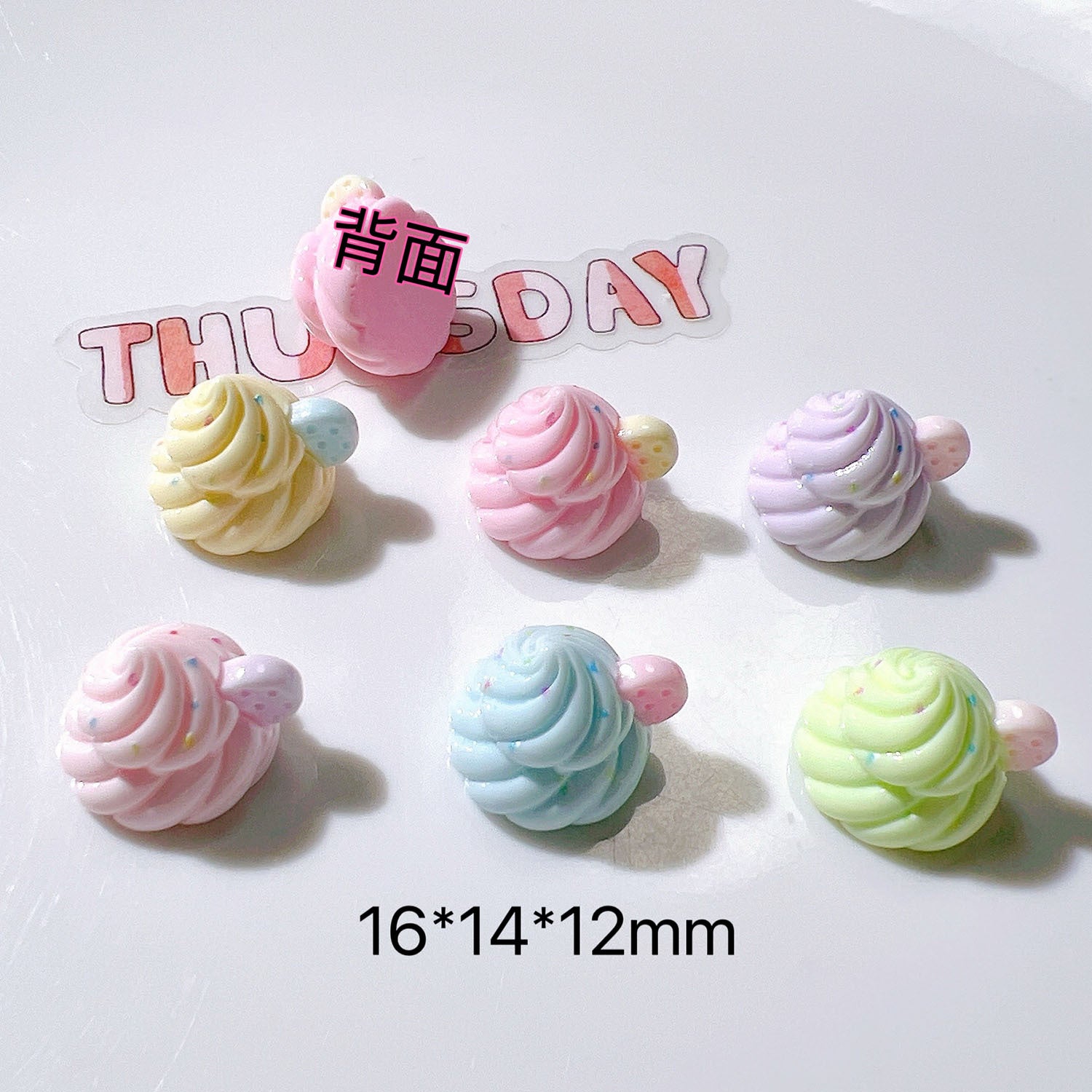 DIY Handmade flat-backed embellishments for children's hair accessories, shoe decorations, and cookie cream pieces Secondary image