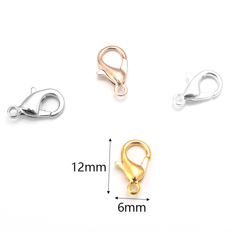 Alloy Lobster Clasp Handmade Beading Accessories Necklace clasp, bracelet clasp, bag clasp Diy Ornament Accessories Secondary image