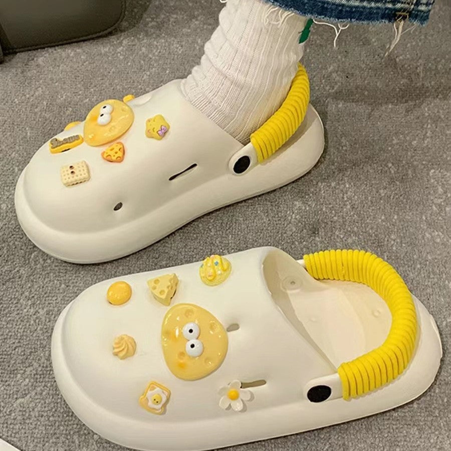 Hot Selling Cheese Hole Shoes Resin Jewelry Accessories DIY Materials Cute Sweet Accessories Matching Secondary image