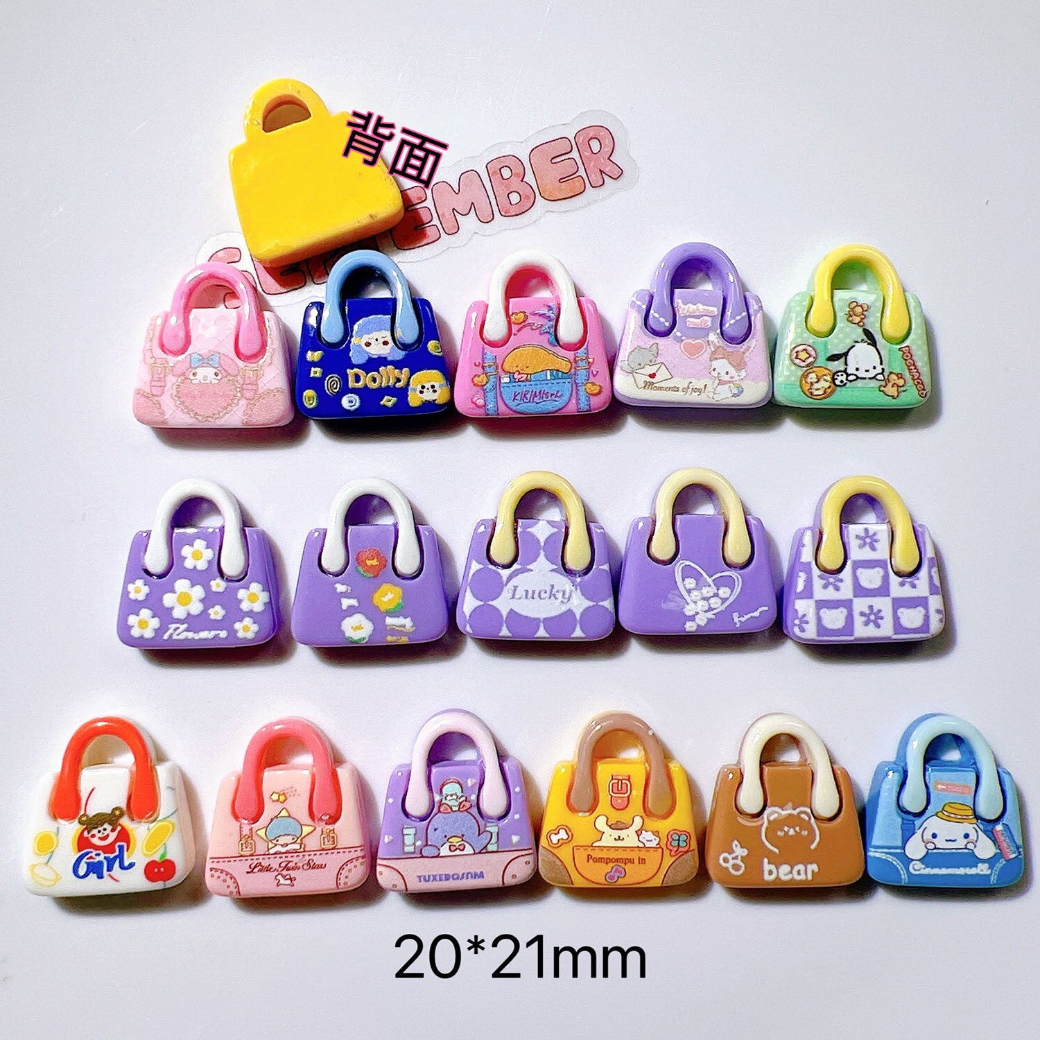 Resin diy Accessory Phone Case diy Accessories, headwear, handmade materials, shoe decorations, water bottle stickers, handbags Secondary image