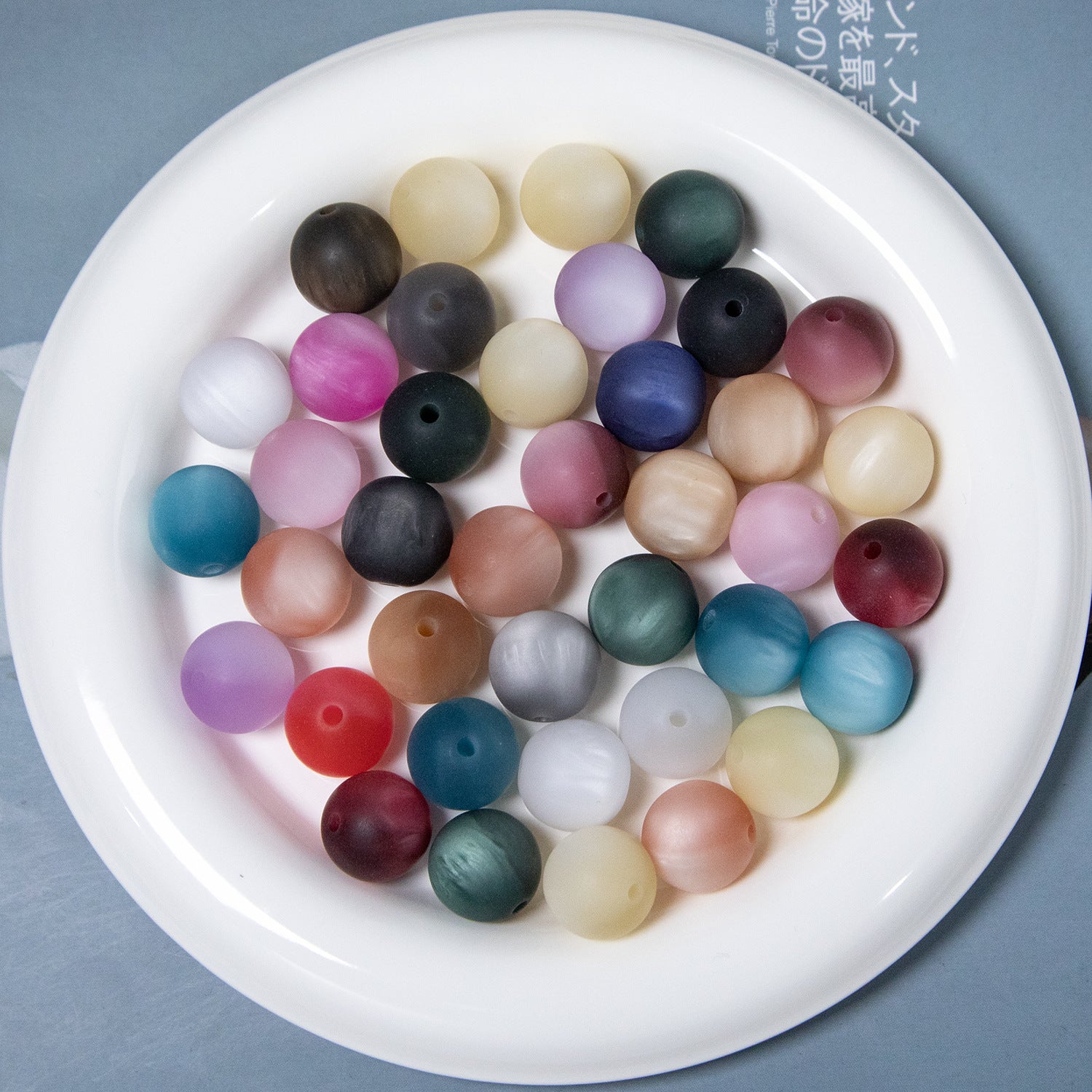 Quicksand Cat Eye Matte Beads diy Mobile phone chain accessories, necklace beads, loose bead materials Secondary image