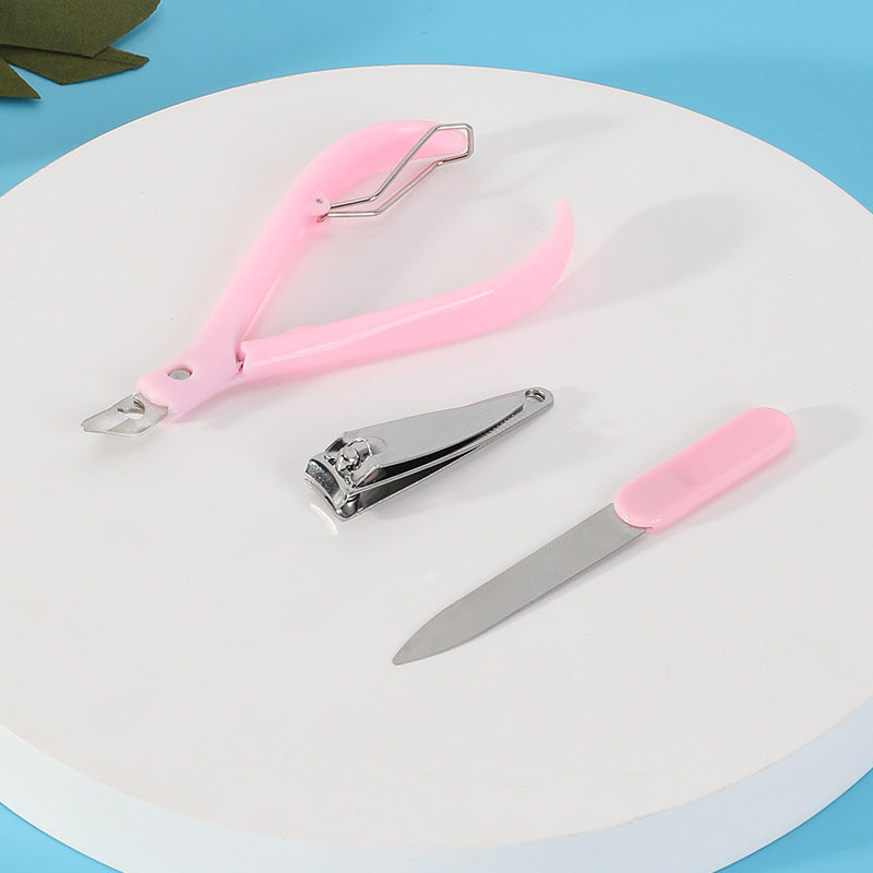 Colorful Beauty and Nail Care Tools Set, 4-Piece Nail File Set for Home Use Secondary image