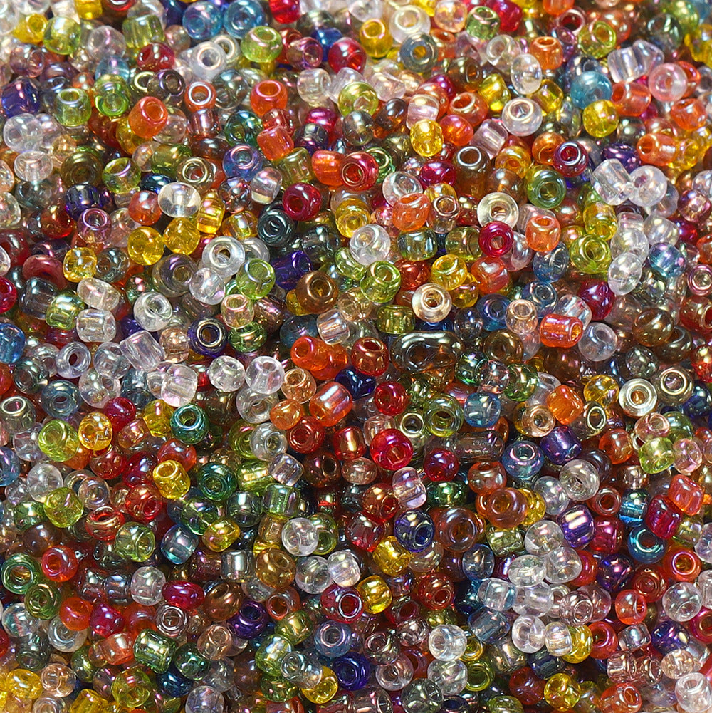 Handmade diy New Bracelet, Earring, and Beaded Accessories2mm Transparent coated millet beads AB Colored glass beads, loose beads Secondary image