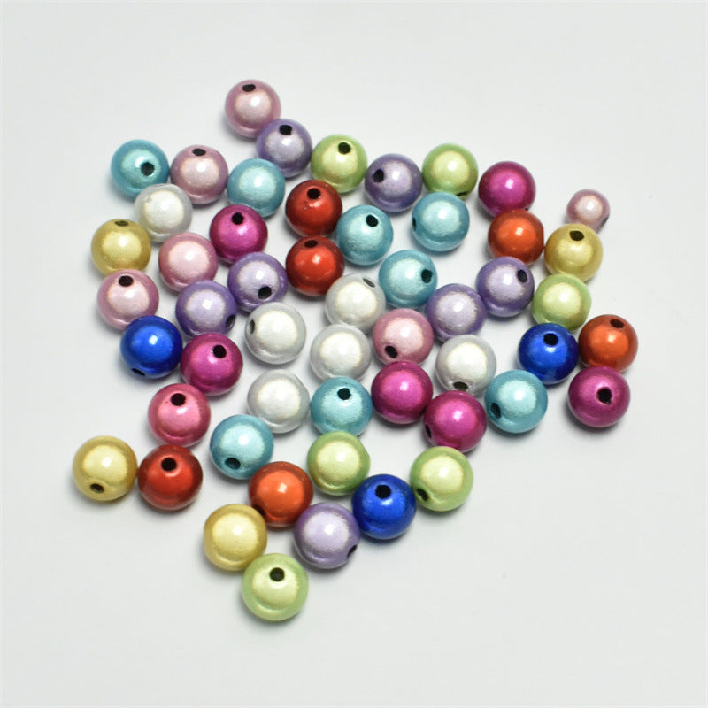 6-10mm DIY Beads, laser round beads, bead-in-bead beads, filled beads, acrylic beads, loose beads Secondary image