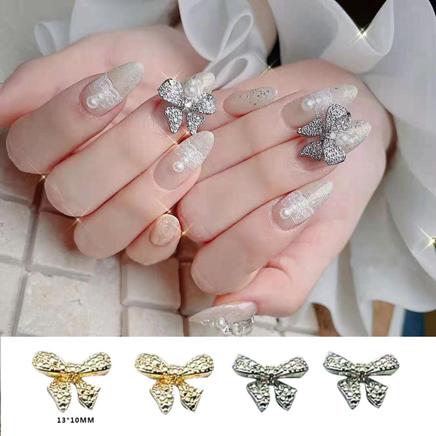 Nail art bow accessories, three-dimensional decorative nail stickers, streamer nail art accessories Secondary image