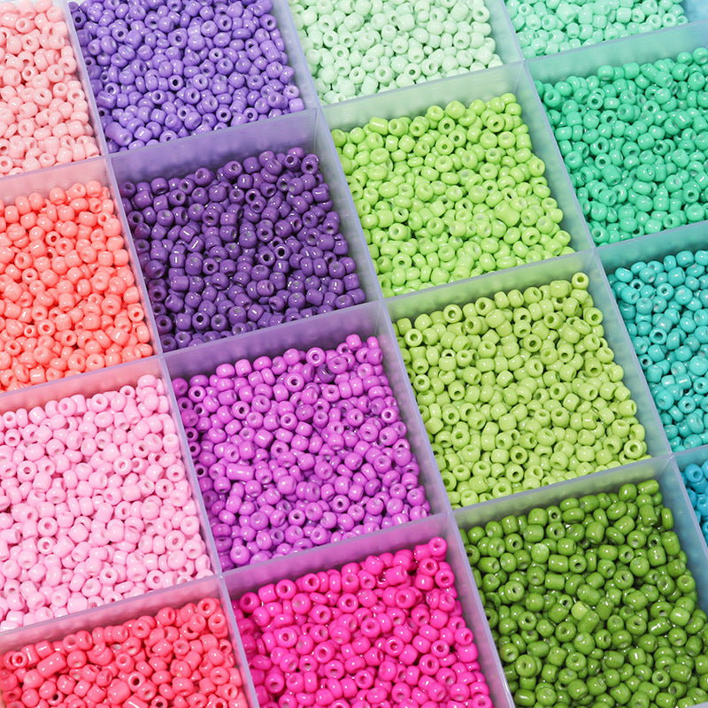 24Grid2mm3mm4mm Boxed Glass Beads DIY Bracelet, necklace, set of accessories, loose beads, jewelry Secondary image