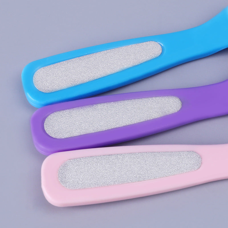 Foot grinder for removing dead skin, calluses, and cuticles; foot file for scraping the soles and heels; double-sided foot scrubber for pedicure Secondary image