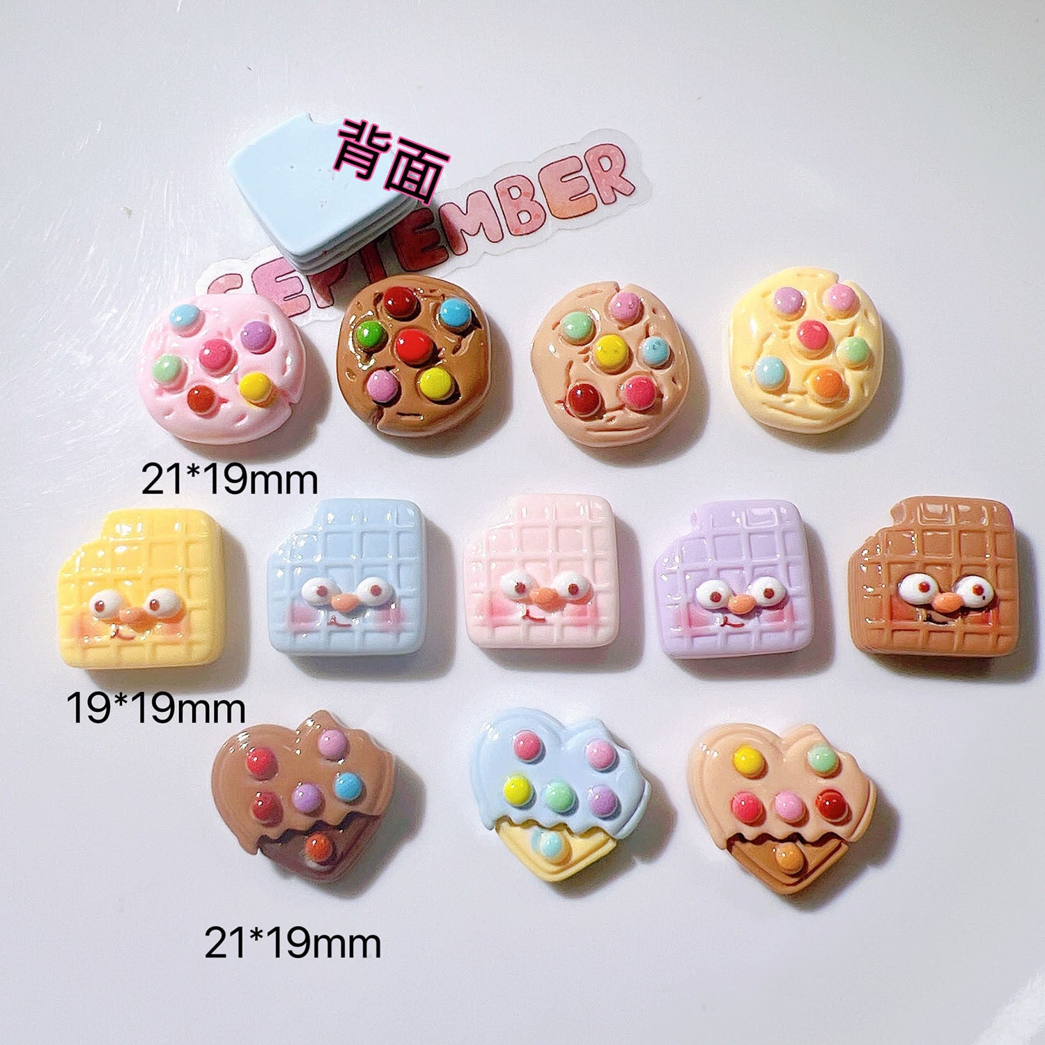 diy Craft materials: shoe buckles, hat patches, cream glue accessories, shoe decorations, cookie stickers Secondary image