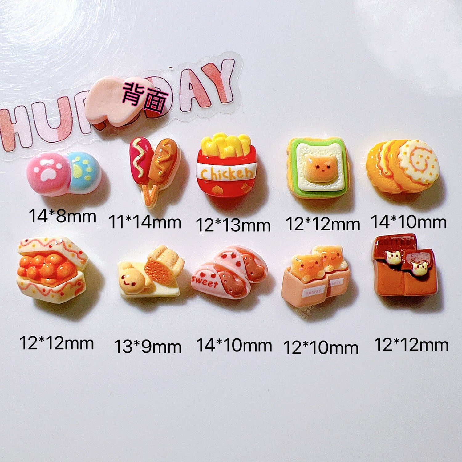 diy Craft materials, shoe decorations, cream glue, stationery, pet clips, mini food toys, toast Secondary image