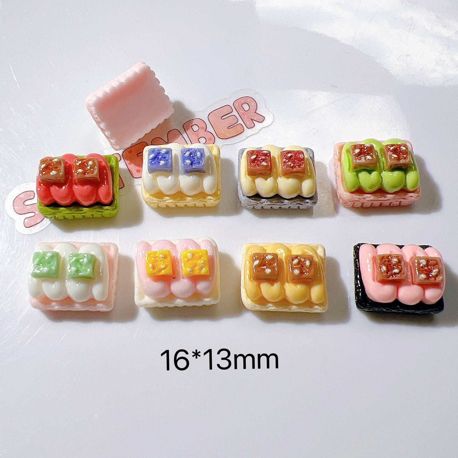 DIY Refrigerator stickers, flat-bottomed children's hair accessories, shoe decorations, base materials for cream mousse cakes Secondary image