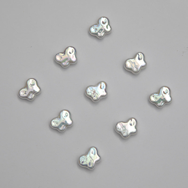 Baroque Cold Moon scratch-resistant faux pearl butterfly bead hair accessory necklace beaded accessory Secondary image