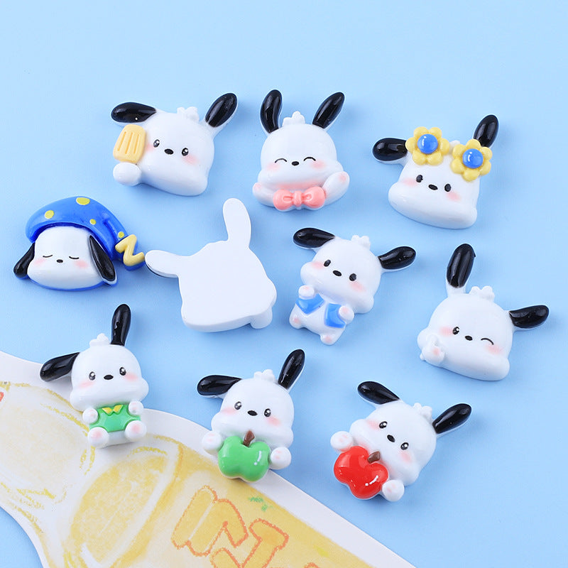 Shiny cartoon cute handmade DIY cream glue resin small accessories for hole shoe charms and decoration materials Secondary image