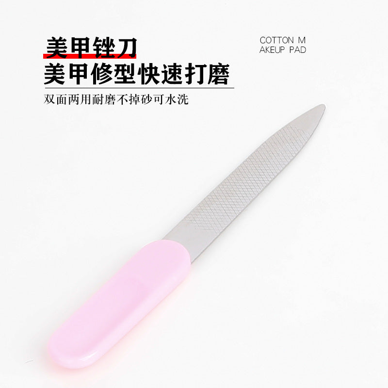 Colorful Beauty and Nail Care Tools Set, 6-Piece Home Use Nail File and Manicure Kit Secondary image